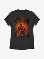 Marvel Red Hulk Fury Womens T-Shirt