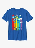 The Smurfs Colors Youth T-Shirt