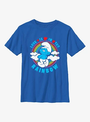 The Smurfs Love Is Rainbow Youth T-Shirt