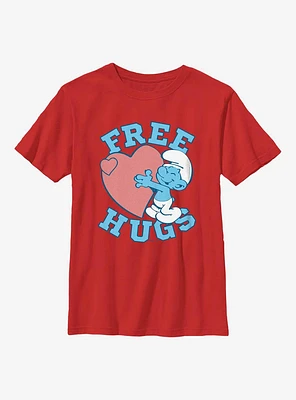 The Smurfs Free Hugs Youth T-Shirt