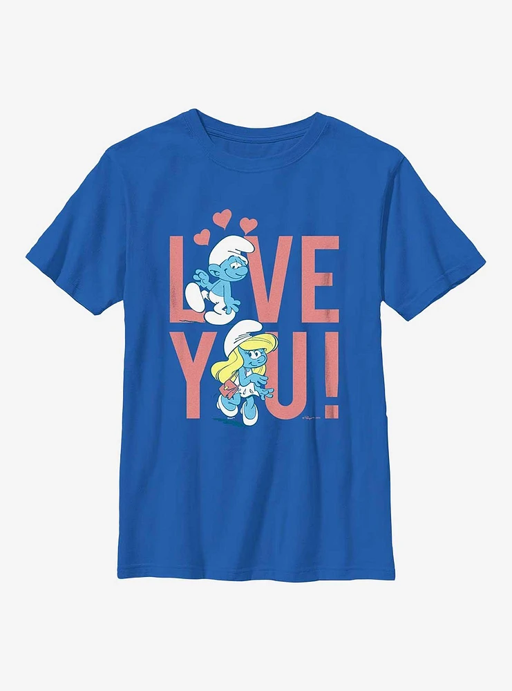 The Smurfs Love You Youth T-Shirt