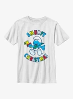 The Smurfs Happy Smurfy Christmas Youth T-Shirt