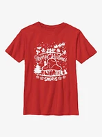 The Smurfs Merry Christmas Smurf Youth T-Shirt