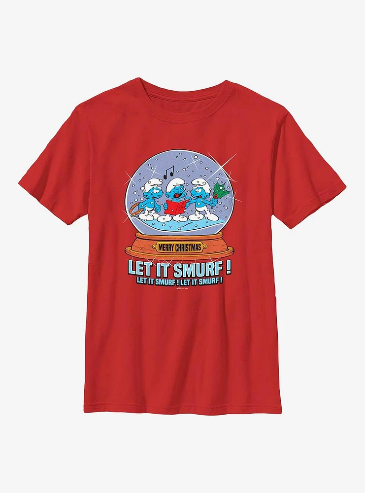 The Smurfs Let It Smurf Youth T-Shirt