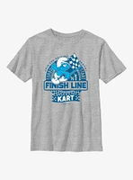 The Smurfs Finish Line Stamp  Youth T-Shirt