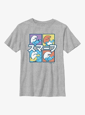 The Smurfs Box Up  Youth T-Shirt