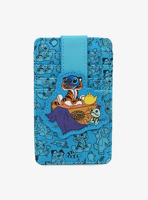 Disney Lilo and Stitch Aladdin Dress Up Scene and Poses Scattered ID Cardholder