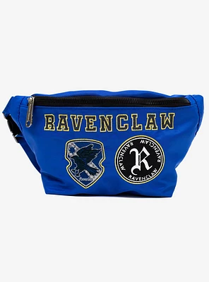 Harry Potter Ravenclaw Patches Embroidered Blue Canvas Fanny Pack