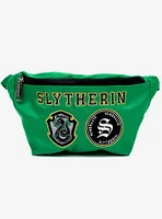 Harry Potter Slytherin Patches Embroidered Green Canvas Fanny Pack