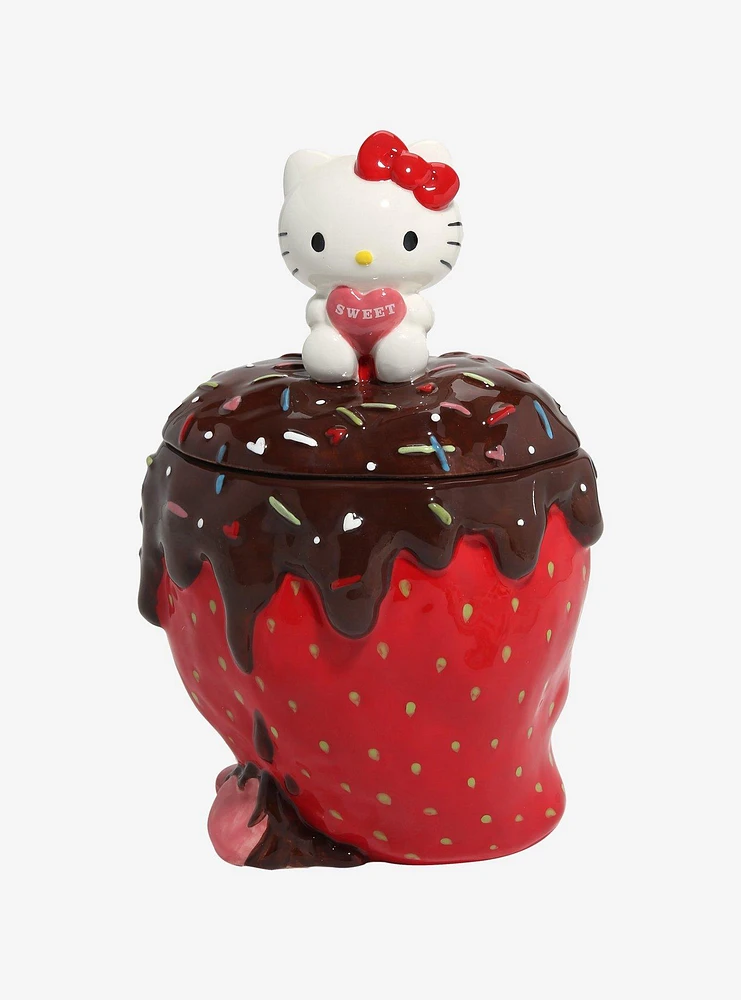 Sanrio Hello Kitty Strawberry Sprinkle Cookie Jar