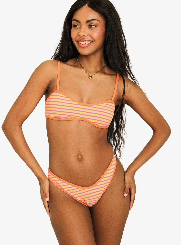 Dippin' Daisy's Blair Scoop Neck Swim Top Strawberry Lemonade