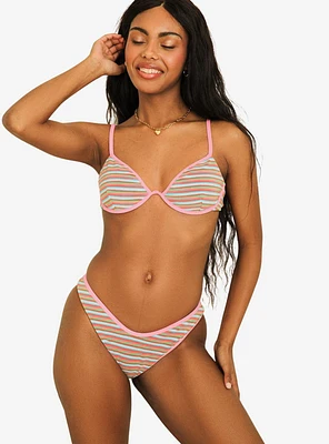 Dippin' Daisy's Venice Cheeky Swim Bottom Watermelon Stripe