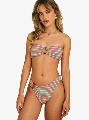 Dippin' Daisy's Lotus Bandeau Swim Top Watermelon Stripe