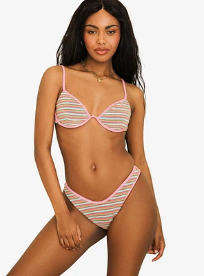 Dippin' Daisy's Daphne Underwire Swim Top Watermelon Stripe