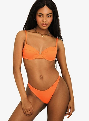 Dippin' Daisy's Seaport Thong Swim Bottom Blood Orange