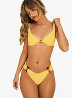 Dippin' Daisy's Taya Cheeky Swim Bottom Sunshine Waffle