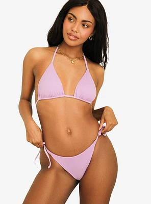 Dippin' Daisy's Palm Tie Back Triangle Swim Top Lavender