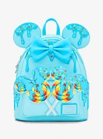 Loungefly Disney Minnie Mouse Lollipop Blue Sprinkle Ears Mini Backpack - BoxLunch Exclusive
