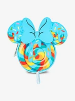 Loungefly Disney Minnie Mouse Blue Lollipop Figural Coin Purse - BoxLunch Exclusive