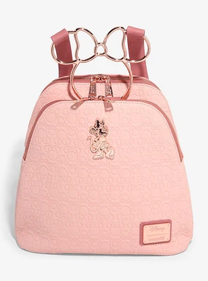 Loungefly Disney Minnie Mouse Debossed Mini Backpack — BoxLunch Exclusive