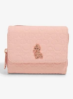 Loungefly Disney Minnie Mouse Debossed Silhouettes Pink Wallet - BoxLunch Exclusive