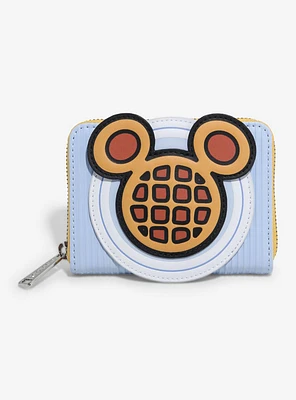 Loungefly Disney Mickey Mouse Waffle Scented Small Zip Wallet - BoxLunch Exclusive