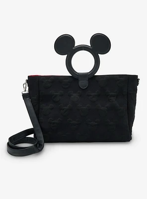 Loungefly Disney Mickey Mouse Silhouette Handle Tote Bag - BoxLunch Exclusive