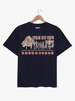 One Piece Straw Hat Crew Tonal Group Portrait T-Shirt - BoxLunch Exclusive