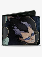 Black Clover Luck and Magna Looking Up Scene Bifold Wallet