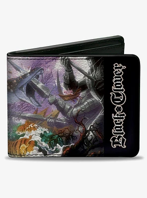 Black Clover Glamour World Scene and Title Logo Bifold Wallet