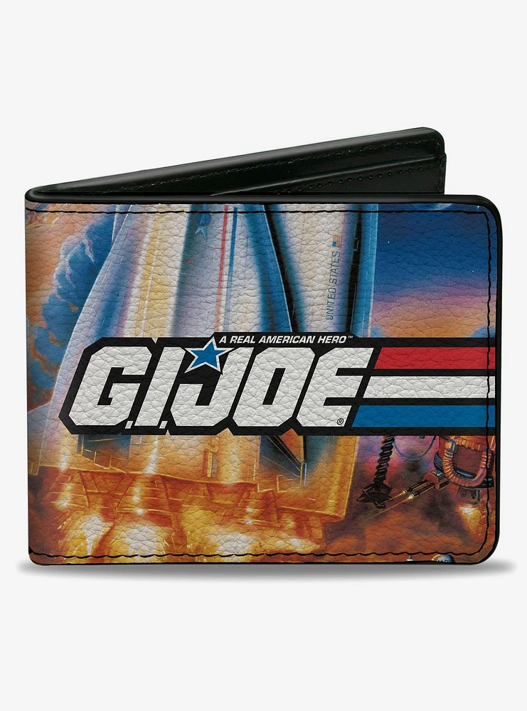 GI Joe Retro Shuttle Poster Scene Bifold Wallet