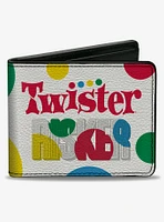 Twister Risker Circle Spots White Multi Color Bifold Wallet