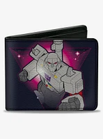 Transformers Megatron Peace Through Tyranny Pose Black Reds Bifold Wallet