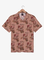 One Piece Monkey D. Luffy Allover Print Woven Button-Up - BoxLunch Exclusive