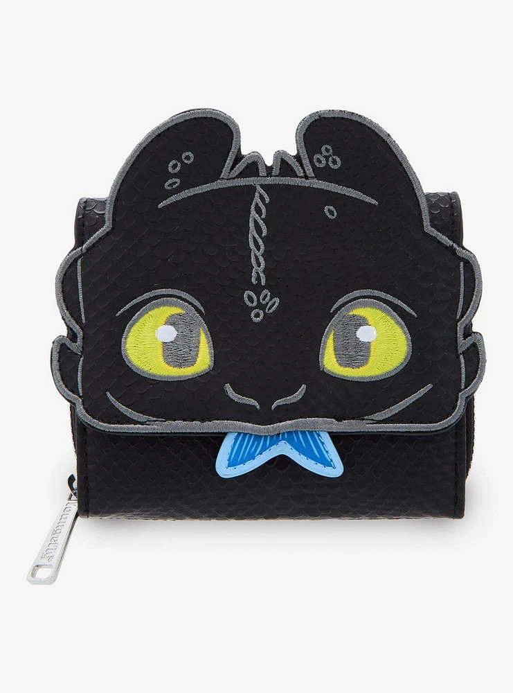 Loungefly Dreamworks How To Train Your Dragon Toothless Figural Wallet - BoxLunch Exclusive