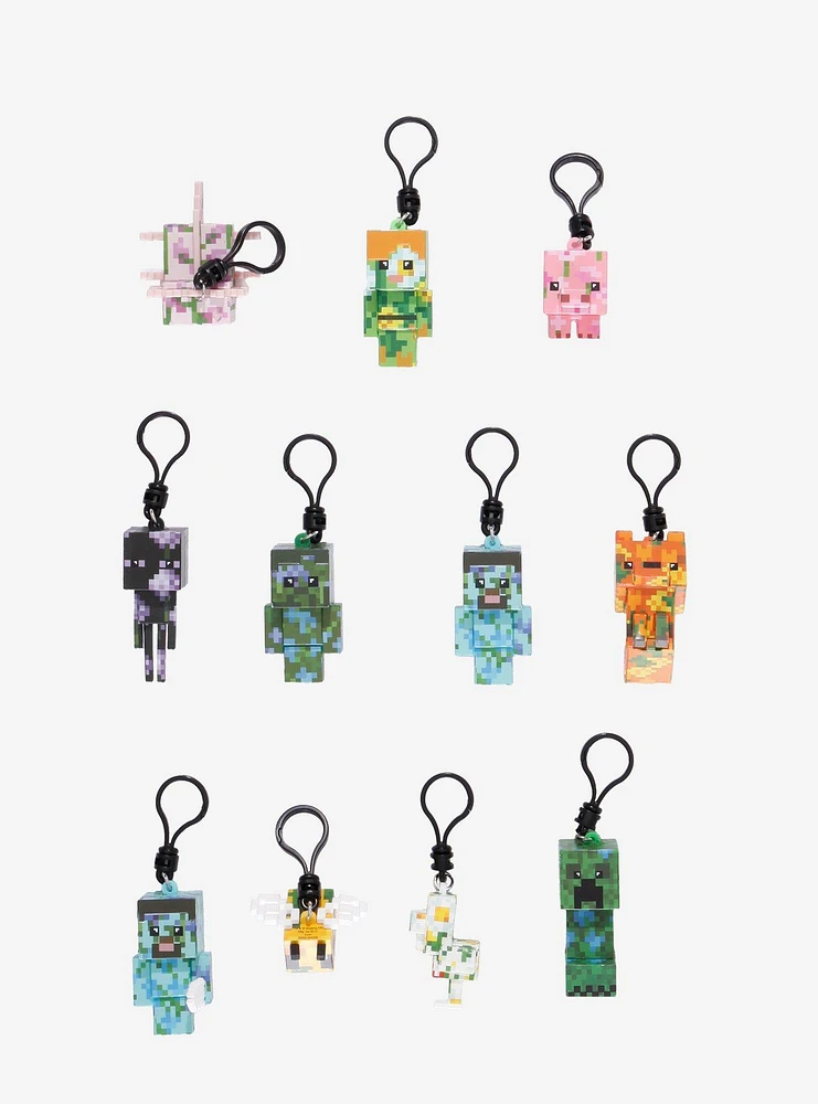 Minecraft Floral Characters Blind Bag Figural Bag Clip
