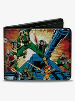 GI Joe Real American Hero #1 Comic Cover Explosion Scene Bifold Wallet