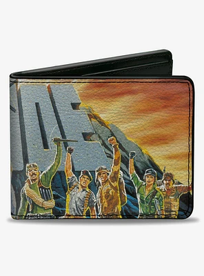 GI Joe Retro Yo Joe Stone Group Pose Bifold Wallet