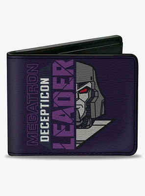 Transformers Megatron Decepticon Master of Destruction Purple Bifold Wallet