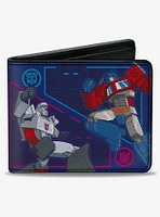 Transformers Autobots Decepticons Robots in Disguise Blues Bifold Wallet