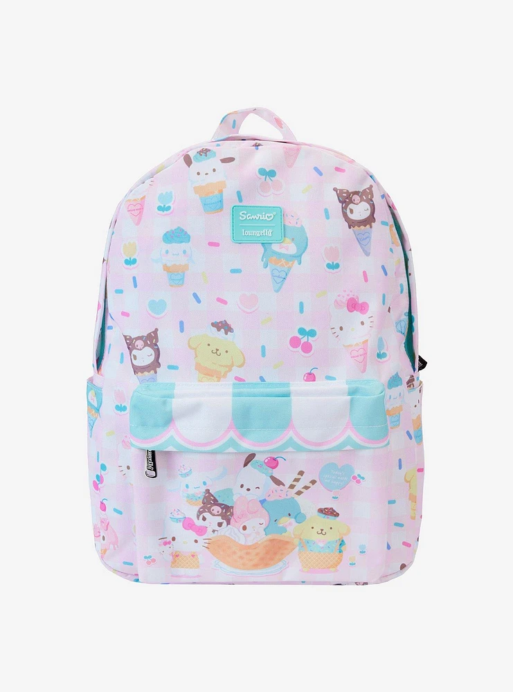 Loungefly Sanrio Hello Kitty & Friends Ice Cream Allover Print Backpack