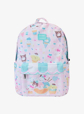 Loungefly Sanrio Hello Kitty & Friends Ice Cream Allover Print Backpack