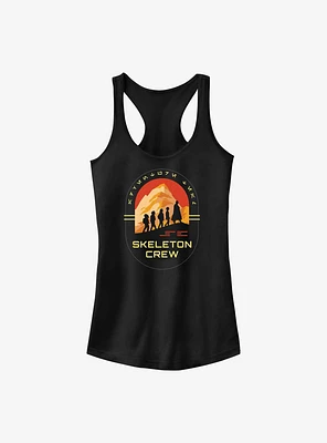 Star Wars: Skeleton Crew Group Silhouettes Girls Tank