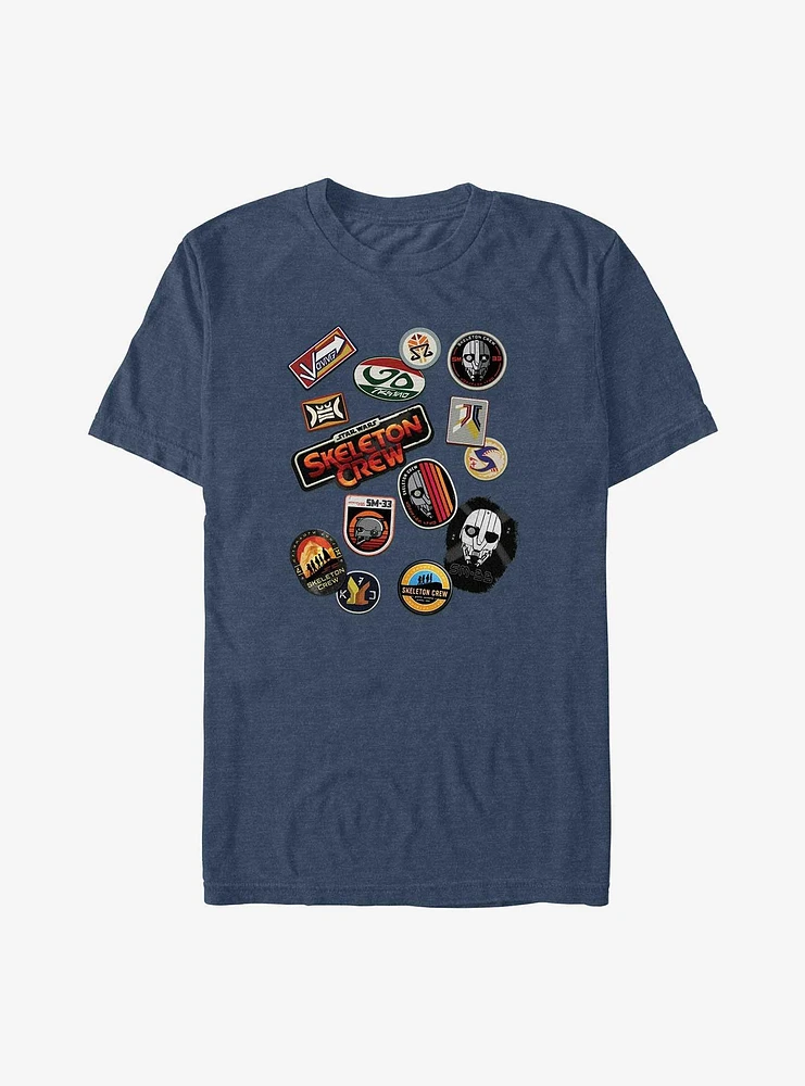 Star Wars: Skeleton Crew Badges T-Shirt