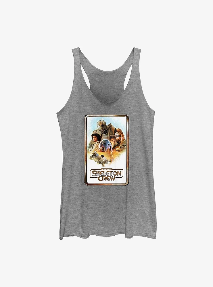 Star Wars: Skeleton Crew Retro Poster Girls Tank