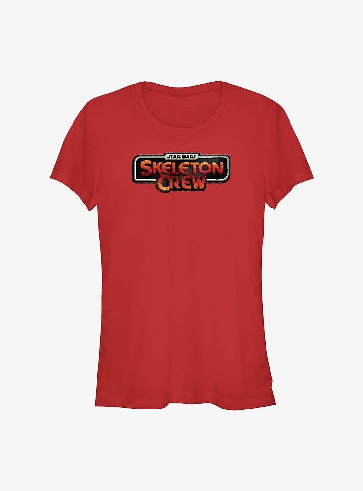 Star Wars: Skeleton Crew Title Logo Girls T-Shirt