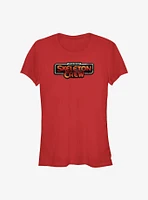 Star Wars: Skeleton Crew Title Logo Girls T-Shirt