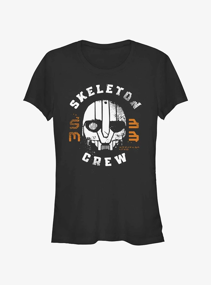 Star Wars: Skeleton Crew SM-33 Droid Head Girls T-Shirt