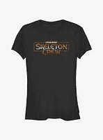 Star Wars: Skeleton Crew Rusted Logo Girls T-Shirt