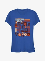 Star Wars: Skeleton Crew Retro Icons Girls T-Shirt